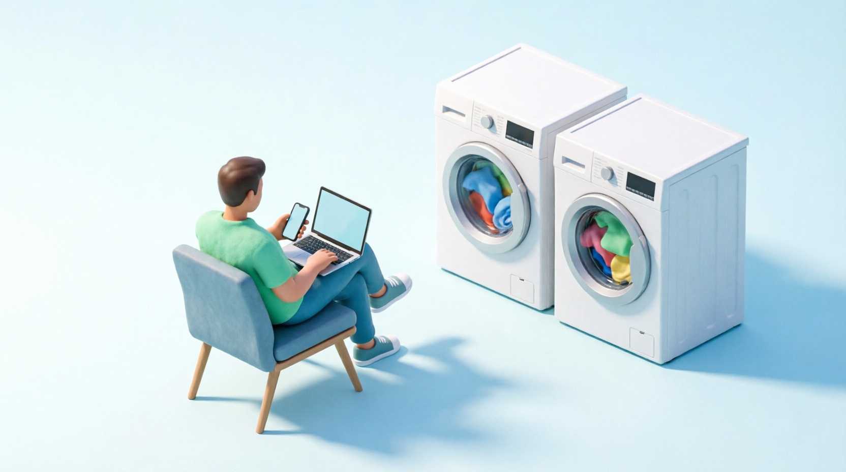 Pay and relax illustration